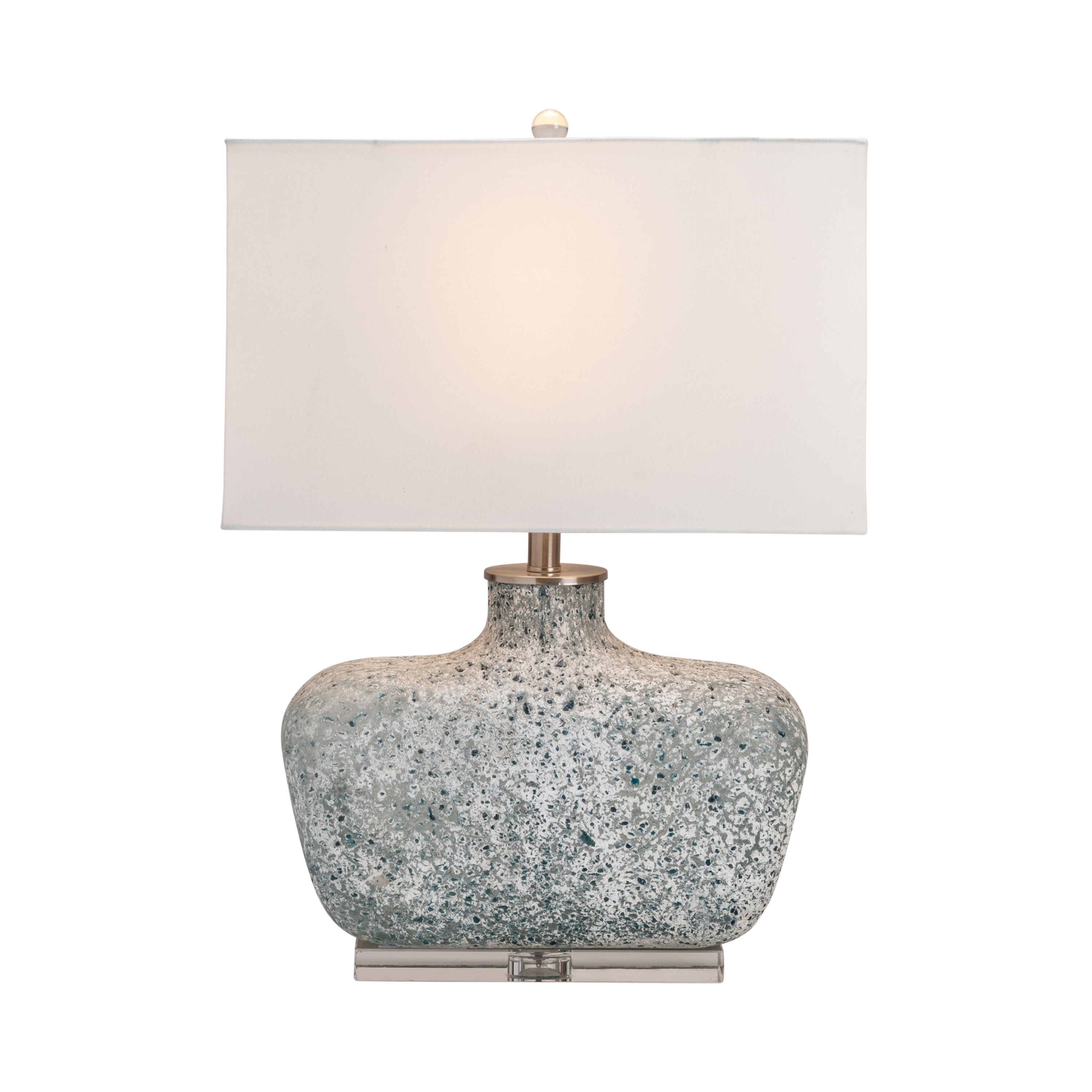 Crushed glass deals table lamp