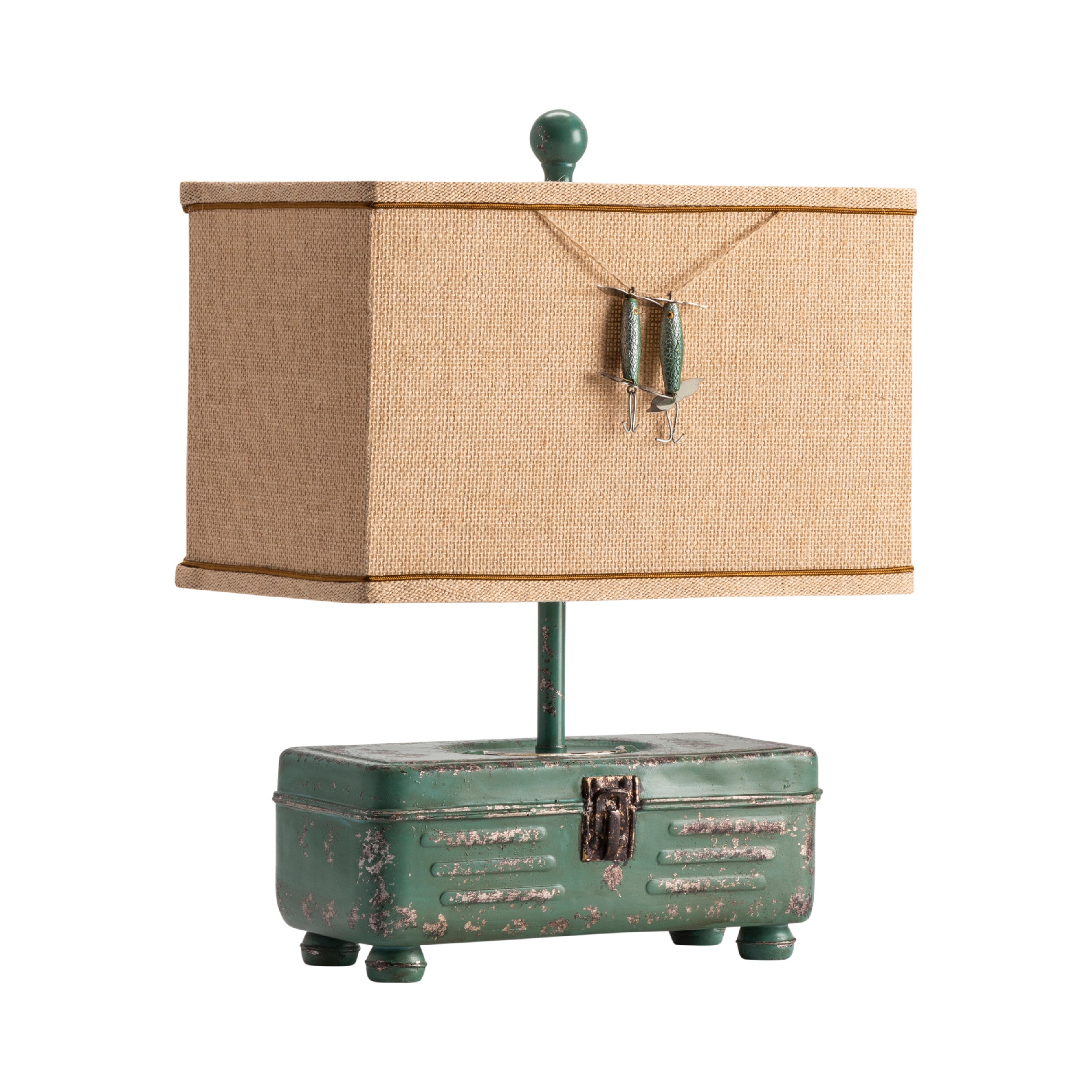 Vintage Inspired Tackle Box Table Lamp